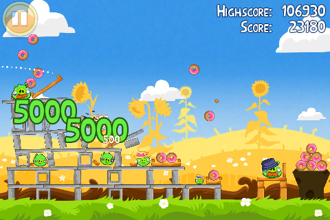 Angry Birds on Angry Birds Seaons Summer