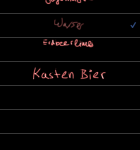 Benutze deine Handschrift