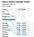 Offnungszeiten