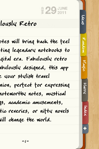 Molenotes: Notizbuch im Retro-Stil (Update)