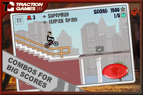 Stickman fährt jetzt BMX statt Skateboard