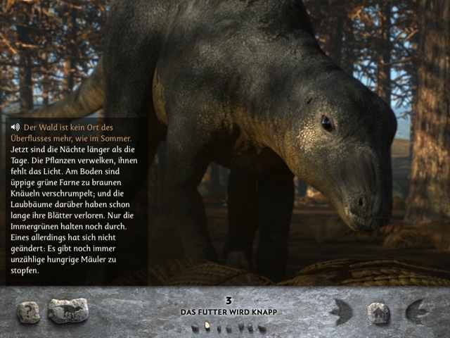 Spannendes iPad-Buch: Der Marsch der Dinosaurier