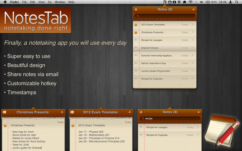 NotesTab: Neue Notiz-App für den Mac zum Start kostenlos