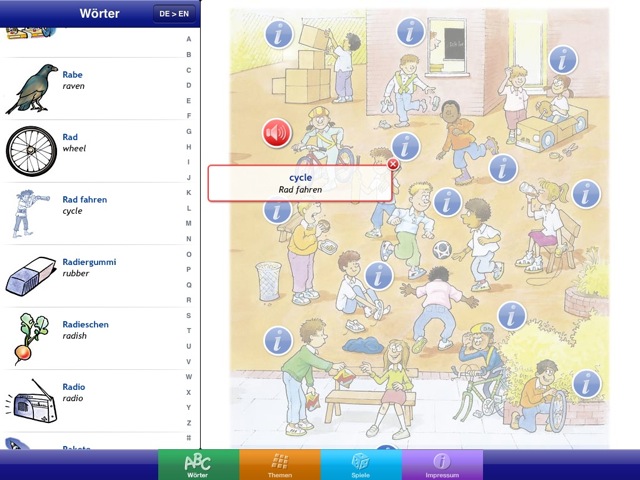 Bildwörterbuch Englisch HD: Sprachen-App für Kinder im Test
