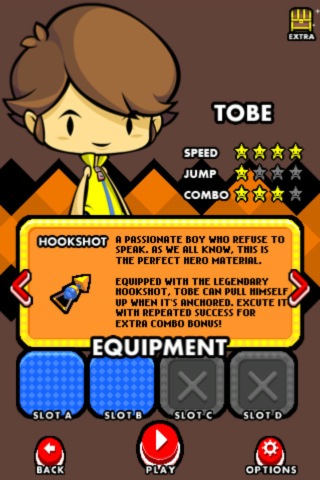 Tobe & Friends Hookshot Escape: Retro-Game mit Doodle Jump-Prinzip