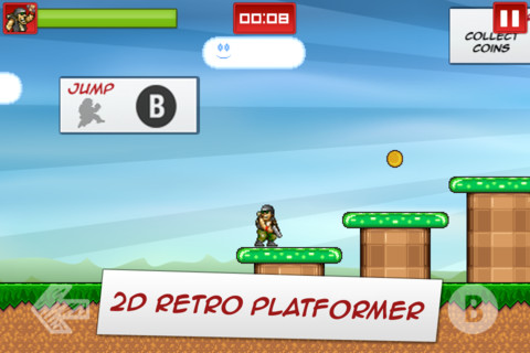 Commander Cool: Retro-Platformer in Pixel-Grafik jetzt gratis