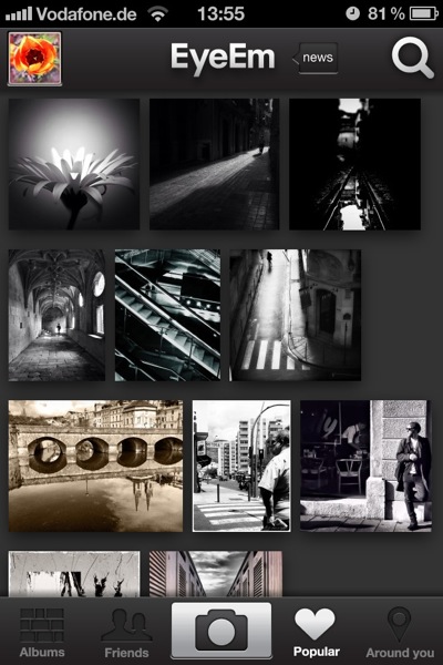 EyeEm: Foto-App mit vielen Filtern im Instagram-Stil
