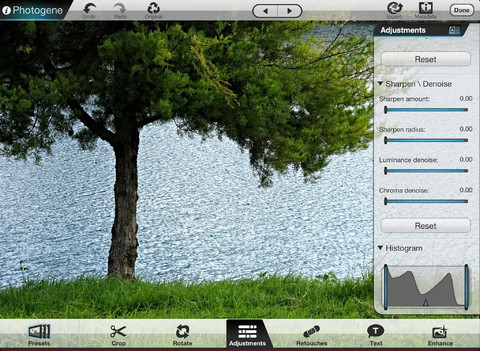 Photogene: Fotobearbeitung für das iPad günstiger