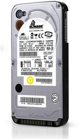 Festplatten-Cover: Lustiger Schutz für das iPhone