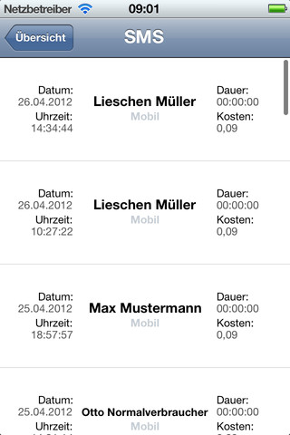 FyveStats: Verbindungen und Kosten immer im Blick