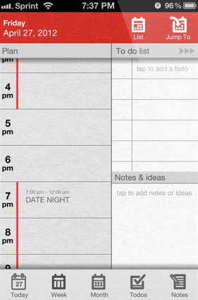 Parker Planner: Kalender-App mit Todo-Listen und Notizen