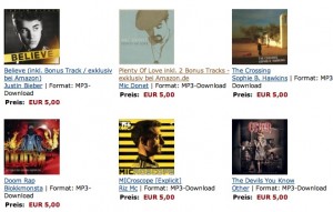 Amazon MP3 Alben