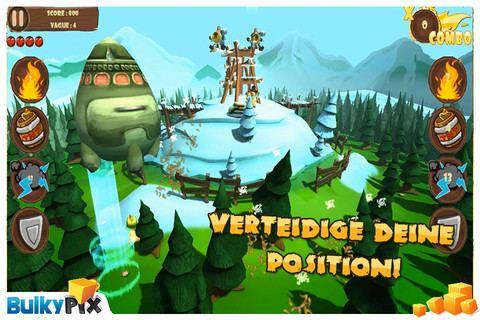 Chicken Doom: Neues Verteidigungsspiel aus dem Hause Bulkypix