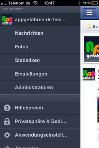 Facebook-Seitenmanager: Admin-Tool für Seitenbesitzer