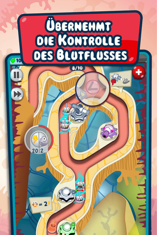 Human Defense: Tower-Defense im eigenen Körper