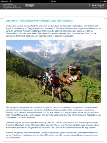 Leben atmen: Zwei Radler auf großer Tour verfolgen