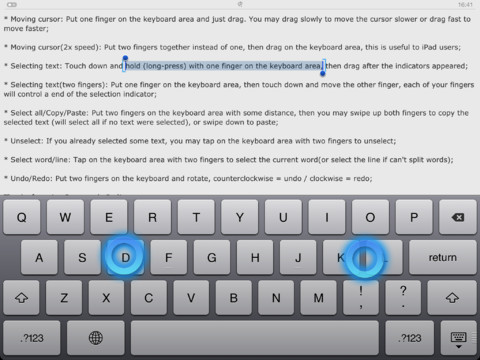Rasgueado Pad: Neuer Text-Editor mit Gestensteuerung