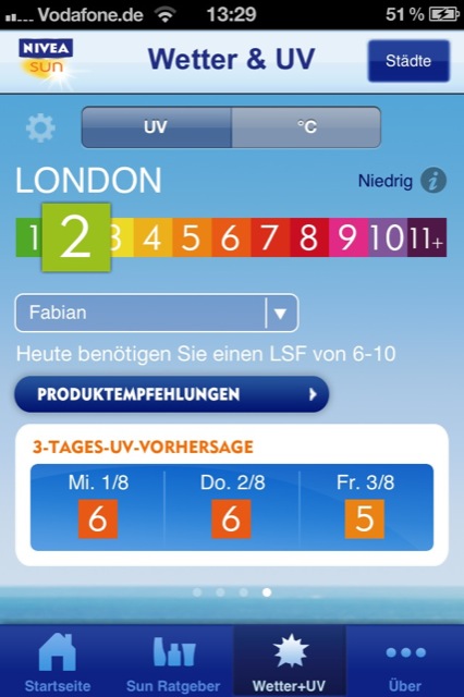 Nivea Sun Guide: Welcher LSF wird benötigt?