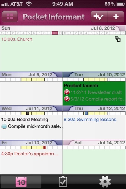 Pocket Informant als günstige Basis-Version erhältlich