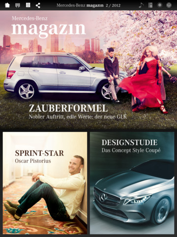 Mercedes-Benz Magazin: Kostenloser Lesestoff in Retina-Qualität