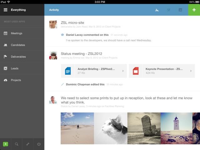 Podio: Projekt-Management-Tool jetzt auch fürs iPad