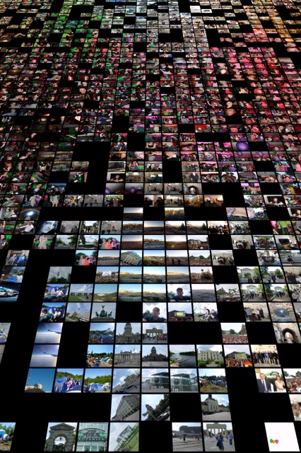 visolu2: Mosaik-Fotodarstellung mit 3D-Ansichten