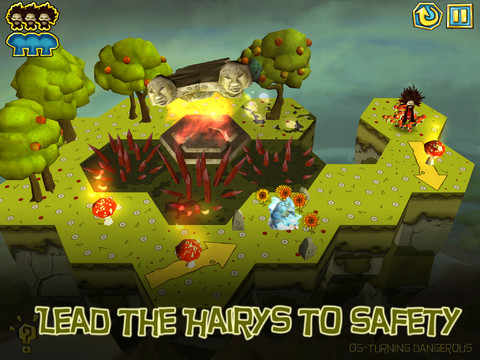 Hairy Tales: Neue Puzzle-Action mit 72 Leveln