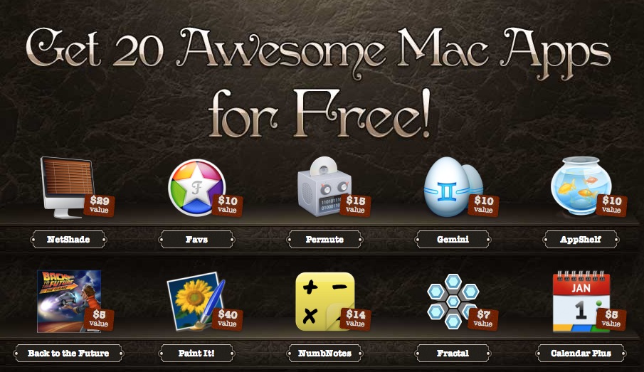 MacHeist: 20 Mac-Apps kostenlos laden