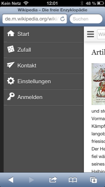 Wikipedia-Webseite für mobile Geräte verbessert, neue Level für Angry Birds und Bad Piggies