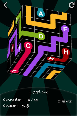 Con-nect: Kostenloses Puzzle-Spiel mit 60 Leveln