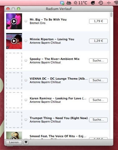 Radium: Unauffällige, aber effektive Webradio-App für den Mac