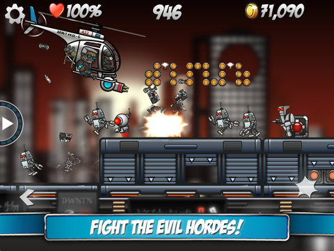 Storm the Train: Neuer Sidecroller von Chillingo im Video