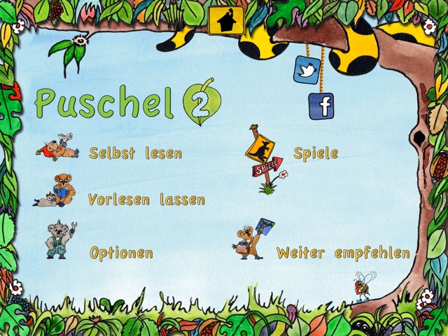 Puschel 2: Kinderbuch mit handgemalten Aquarellbildern