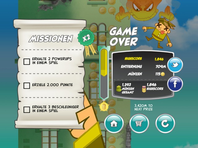 Sky Hero: Im freien Fall den Hindernissen – und In-App-Käufen – entgegen