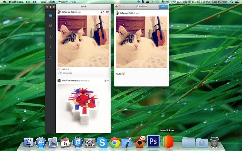 (Update) Instalicious: Neuer, einfacher Instagram-Client für den Mac