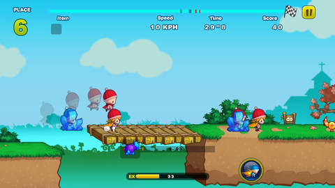 Turbo Kids: Kostenloses Wettrennen mit Power-Ups