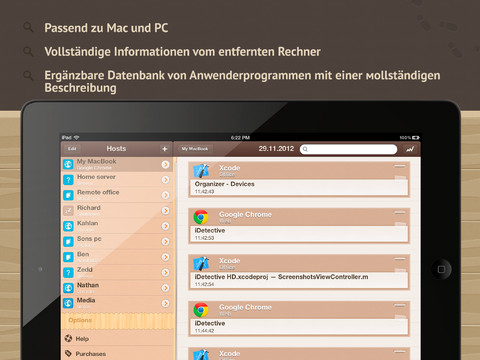 iDetective HD: Den Rechner per iPad-App überwachen