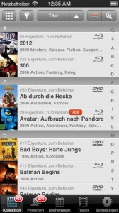 Film-Sammung mit iPhone und iPad verwalten