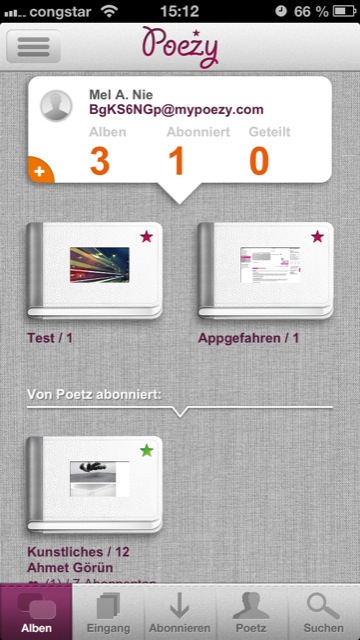 Poezy: Cloud-App zum Teilen von Dateien in übersichtlichen Alben