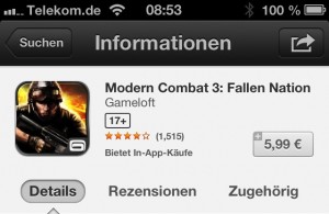Altersfreigabe App Store