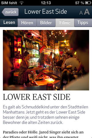 GEO Special New York erreicht das iPhone