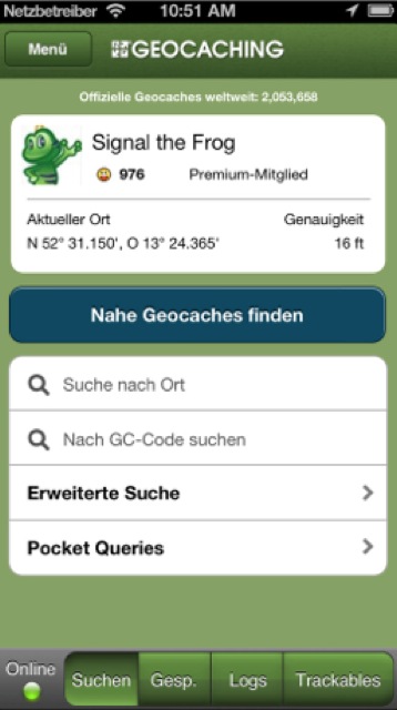 Endlich: Offizielle Geocaching-App mit iPhone 5-Support
