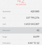 Amount für das iPhone