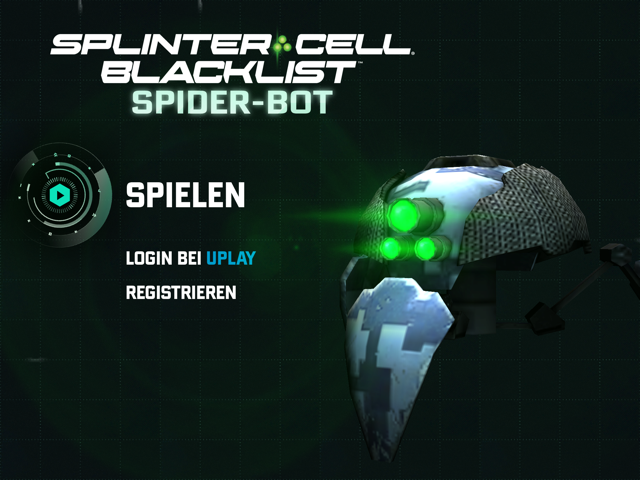 Splinter Cell Blacklist Spider-Bot: Offizielle Begleit-App zum neuen Ubisoft-Titel