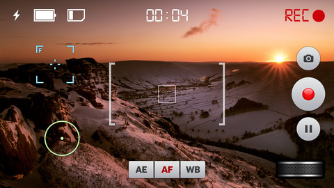 Videon: Videokamera mit Zoom und vielseitigem Editor