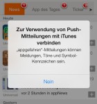iOS 7 Push-Meldung