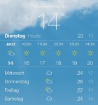 iOS 7 Wetter
