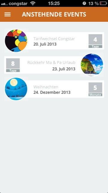 22 Tage: Neue Version 4.0 der Countdown-App mit vielen zusätzlichen Features