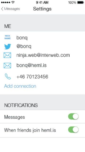 Messenger-Projekt Heml.is: Schwedisches Start-Up setzt auf Sicherheit und Design