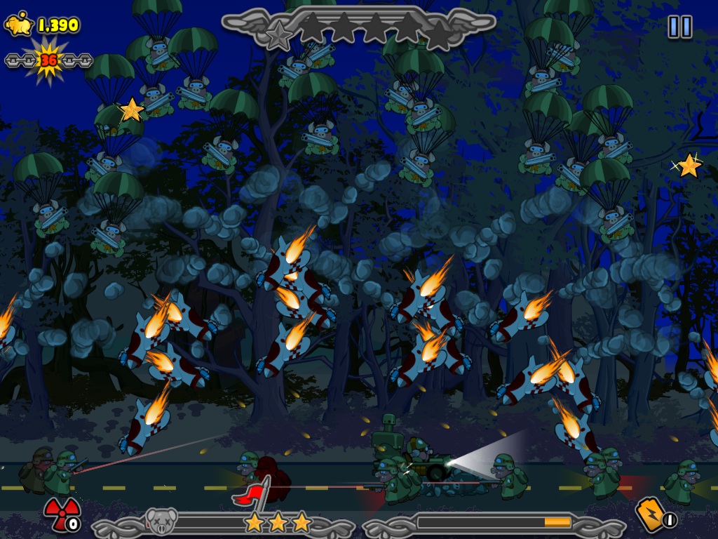 Kamikaze Pigs: Schweine ziehen in den Krieg